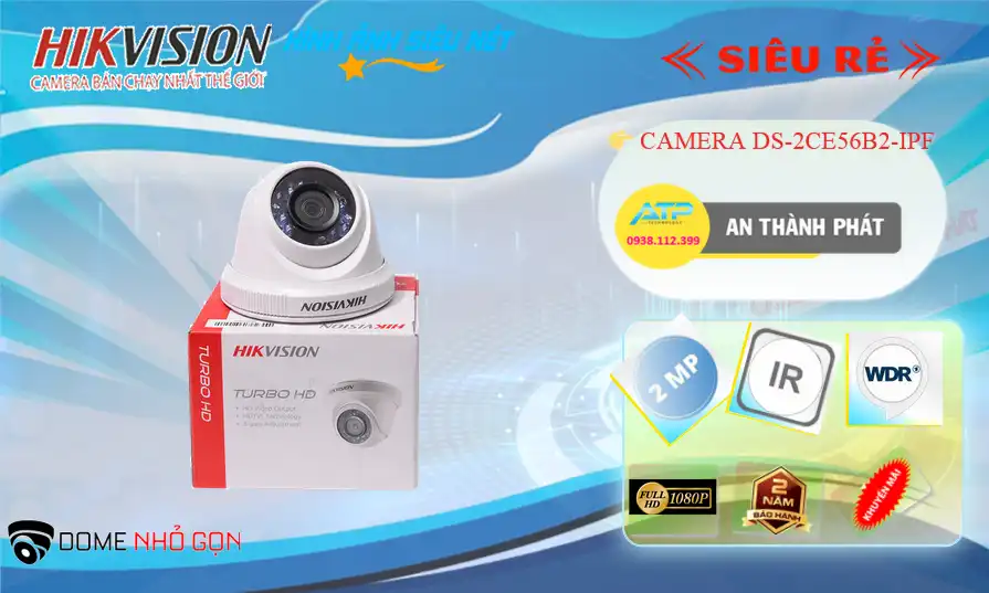 DS-2CE56B2-IPF sắc nét Hikvision DS-2CE56B2-IPF sắc nét Hikvision