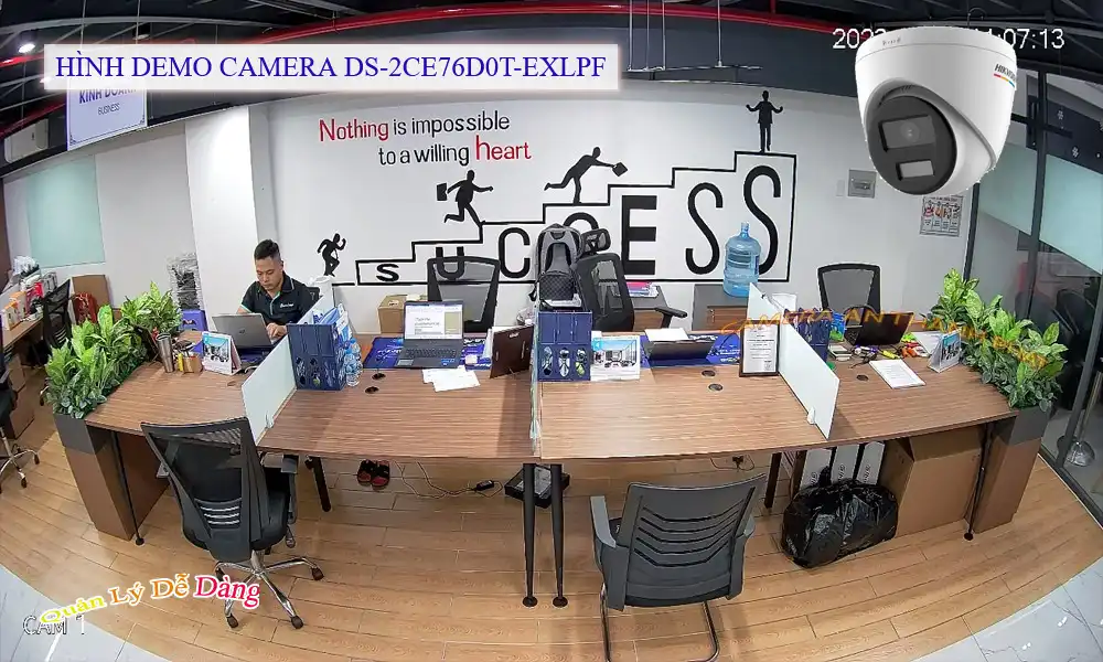  Camera Giá re  Dùng Bộ Lắp Camera Văn Phòng Chuyên Dụng Có Màu Ban Đêm