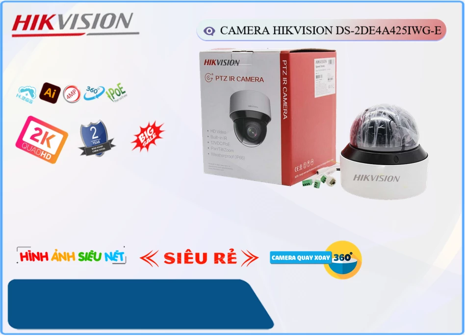 Camera Hikvision DS-2DE4A425IWG-E,Giá DS-2DE4A425IWG-E,phân phối DS-2DE4A425IWG-E,DS-2DE4A425IWG-EBán Giá Rẻ,Giá Bán