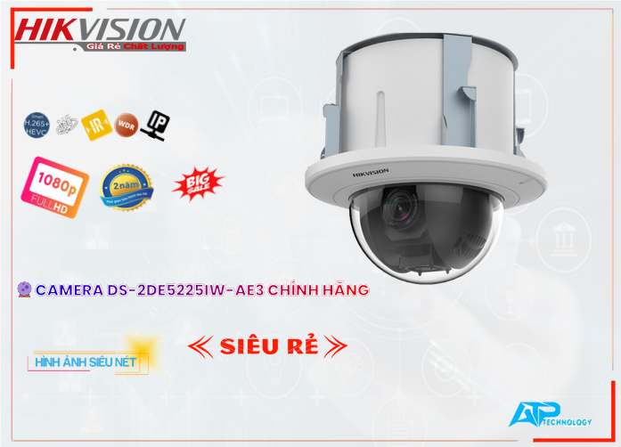 DS-2DE5225IW-AE3 Camera SpeedDome Hikvision Chất Lượng,DS-2DE5225IW-AE3 Giá Khuyến Mãi, Ip POE Sắc Nét DS-2DE5225IW-AE3