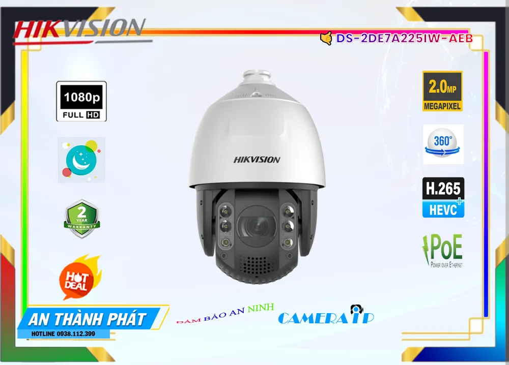 Camera Hikvision DS-2DE7A225IW-AEB,DS 2DE7A225IW AEB,Giá Bán DS-2DE7A225IW-AEB,DS-2DE7A225IW-AEB Giá Khuyến