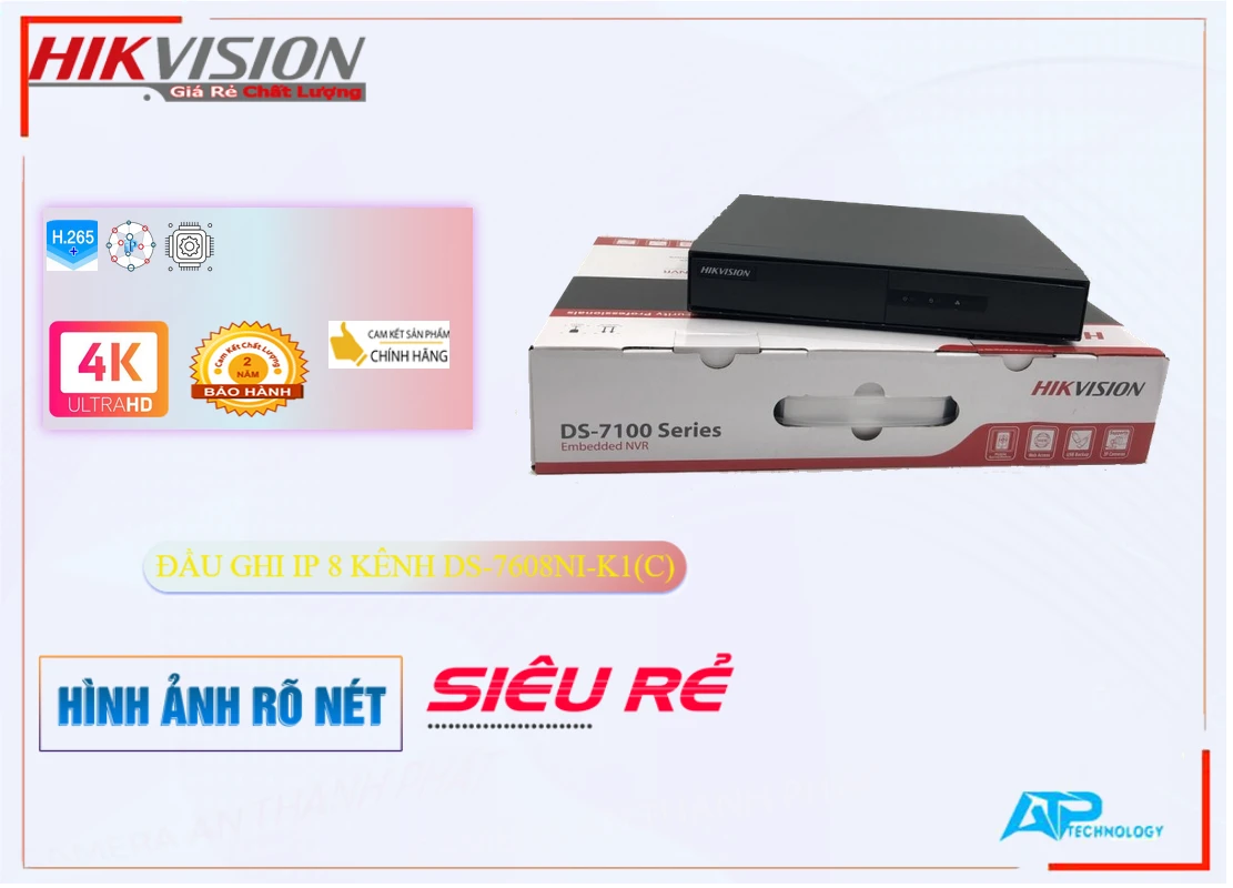 Đầu Ghi Hikvision DS-7608NI-K1(C),DS 7608NI K1(C),Giá Bán DS-7608NI-K1(C),DS-7608NI-K1(C) Giá Khuyến