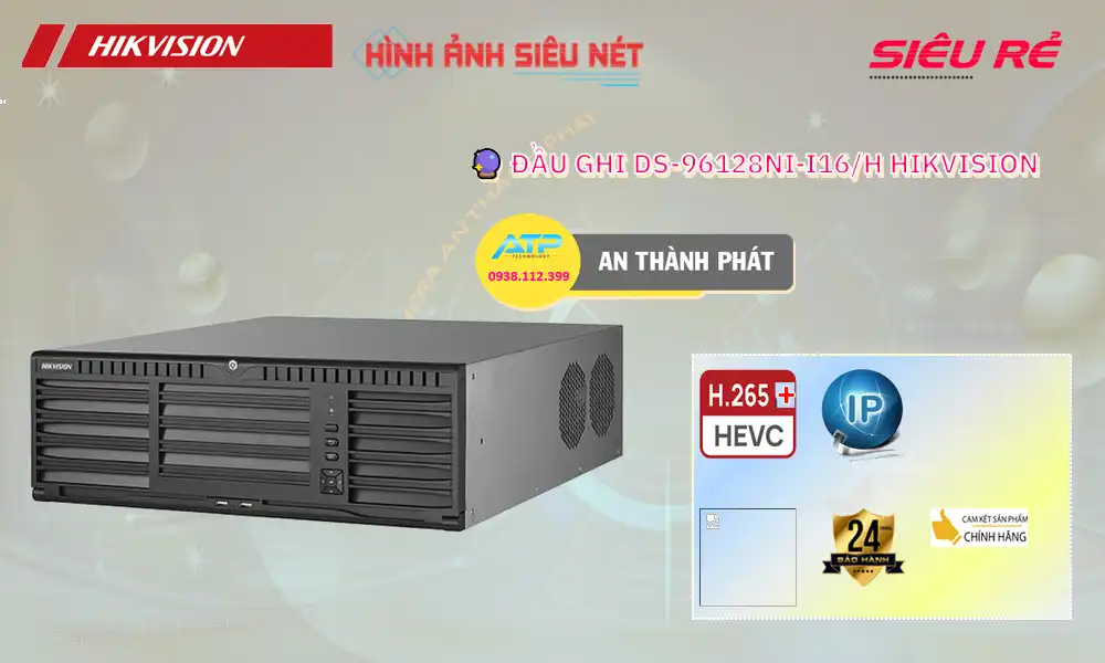 Đầu Ghi Hình DS-96128NI-I16/H