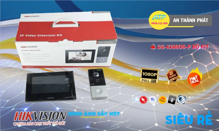 Chuôn cửa thông minh  DS-KIS605-P