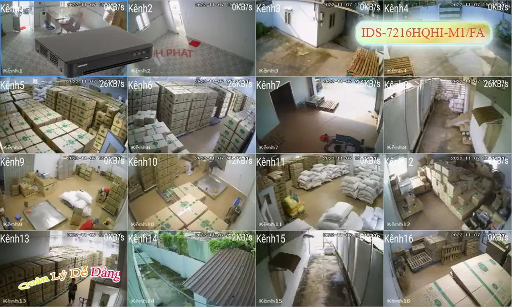 IDS-7216HQHI-M1/FA sắc nét Hikvision