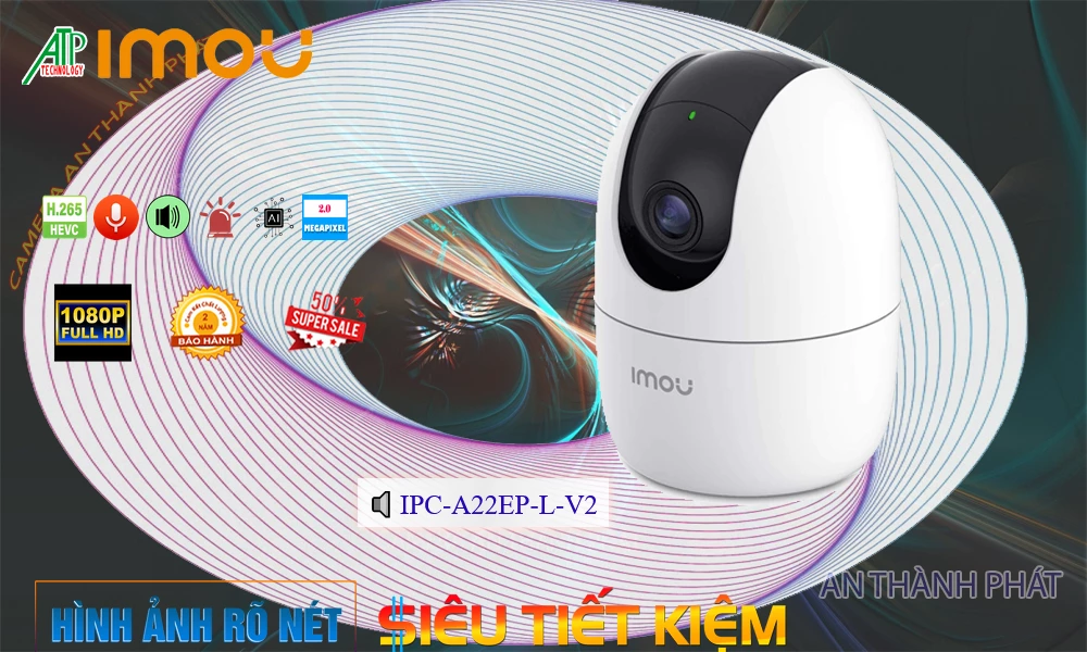 IPC-A22EP-L-V2 Camera  Wifi Imou Giá rẻ