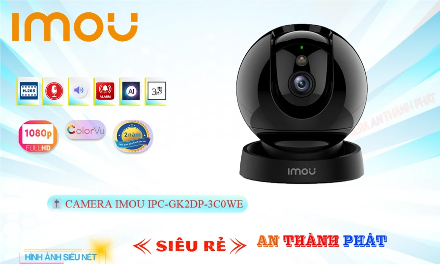 IPC-GK2DP-3C0WE sắc nét Wifi Imou