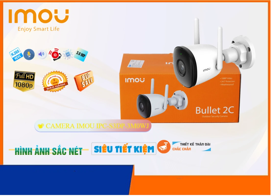 ☑ IPC-S3DP-3M0WJ Camera An Ninh Công Nghệ Mới