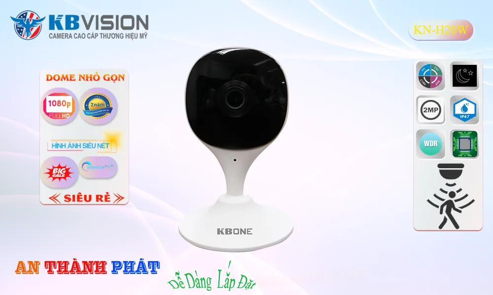 KN-H20W sắc nét Wifi KBone KN-H20W sắc nét Wifi KBone