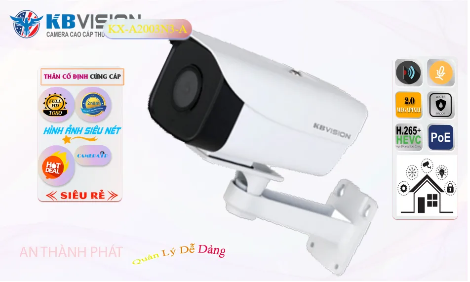 KX-A2003N3-A sắc nét KBvision