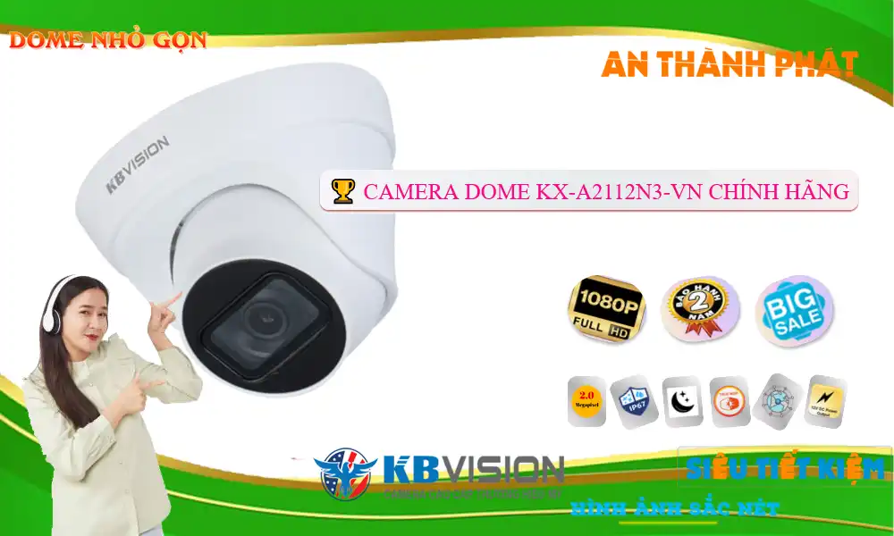KX-A2112N3-VN sắc nét KBvision