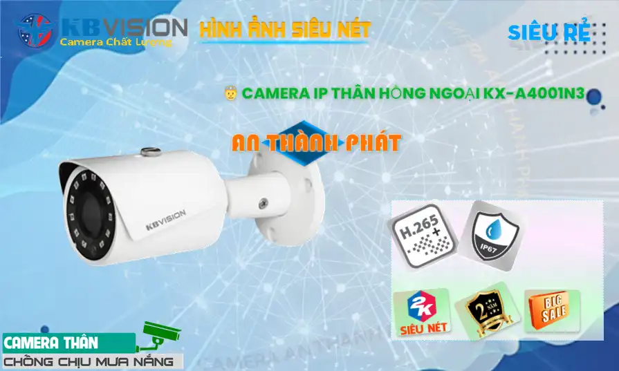 KX-A4001N3 sắc nét KBvision KX-A4001N3 sắc nét KBvision