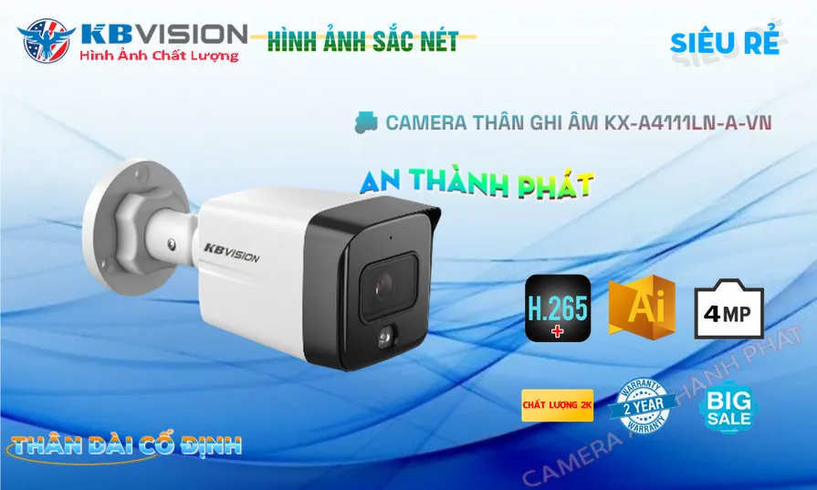 Camera Chính Hãng KBvision KX-A4111LN-A-VN Camera Chính Hãng KBvision KX-A4111LN-A-VN