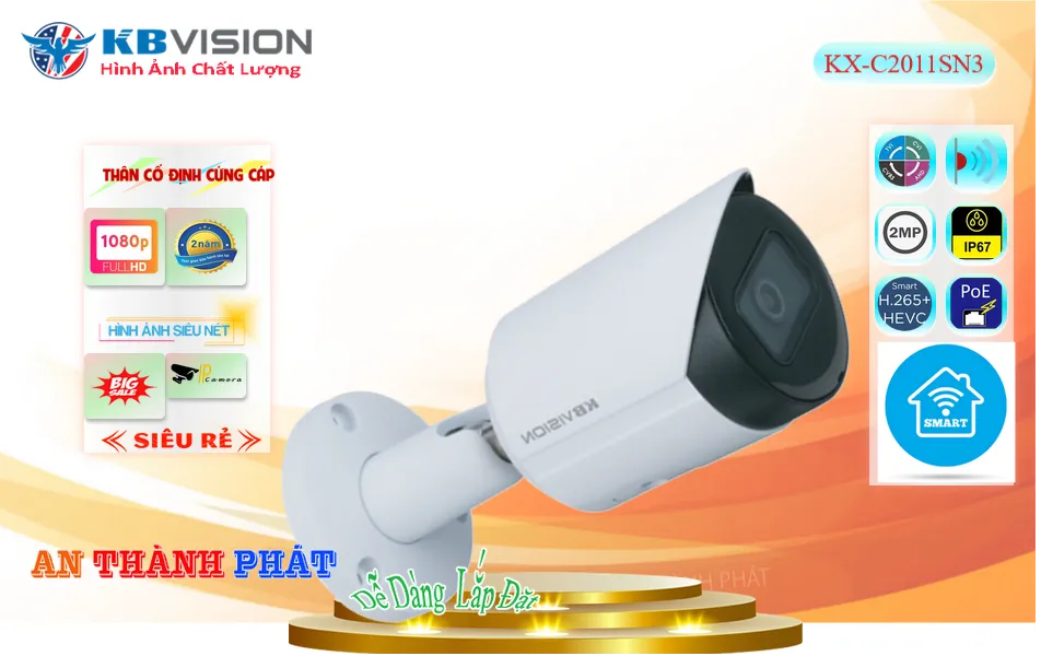 KX-C2011SN3 sắc nét KBvision KX-C2011SN3 sắc nét KBvision