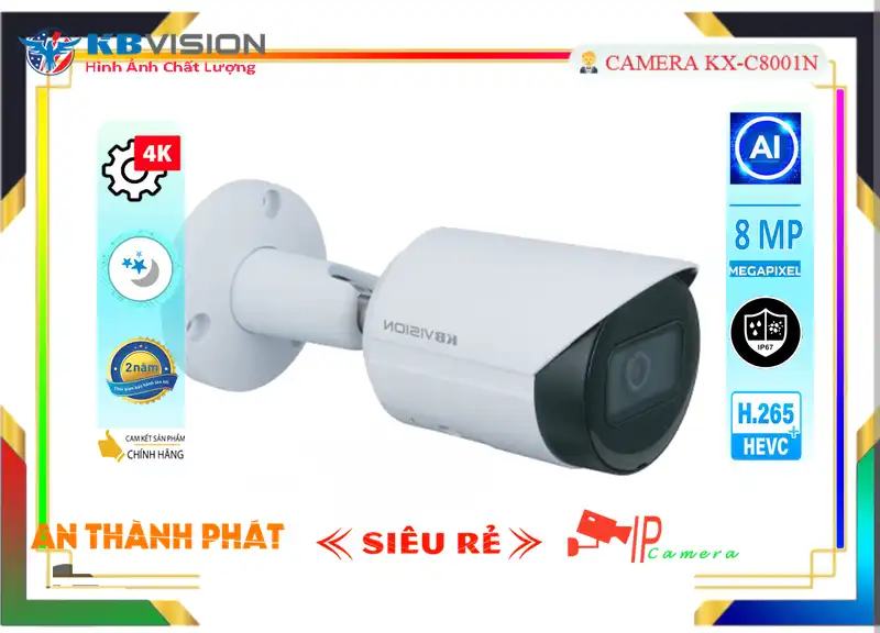 KX-C8001N sắc nét KBvision KX-C8001N sắc nét KBvision