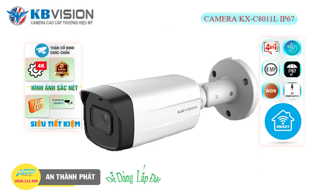 Camera KX-C8011L IP67