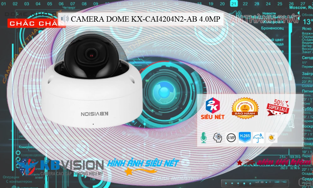 KX-CAi4204N2-AB Camera An Ninh KBvision