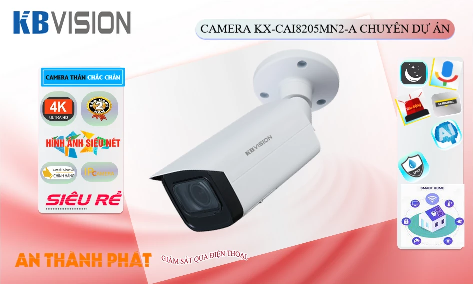 KX-CAi8205MN2-A Camera  KBvision Thiết kế Đẹp ☑