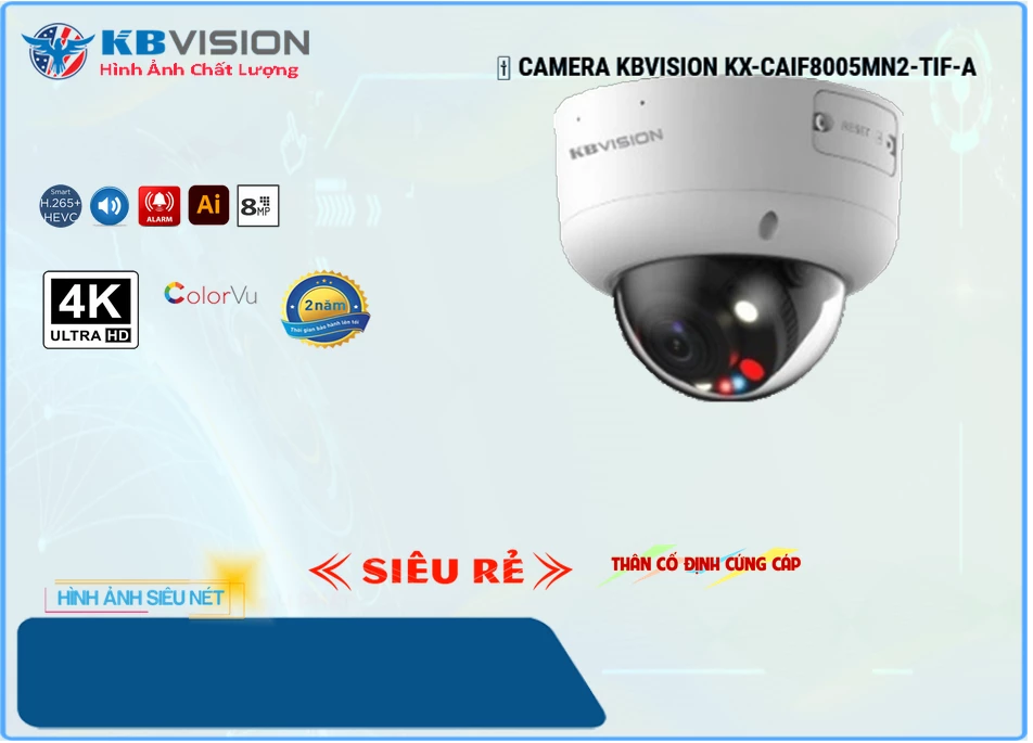 Camera KBvision KX-CAiF8005MN2-TiF-A,thông số KX-CAiF8005MN2-TiF-A,KX CAiF8005MN2 TiF A,Chất Lượng
