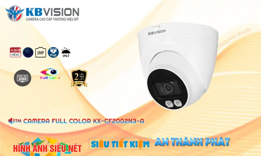KX-CF2002N3-A sắc nét KBvision KX-CF2002N3-A sắc nét KBvision
