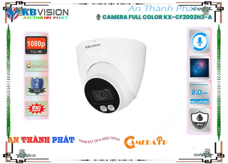 KX-CF2002N3-A sắc nét KBvision KX-CF2002N3-A sắc nét KBvision