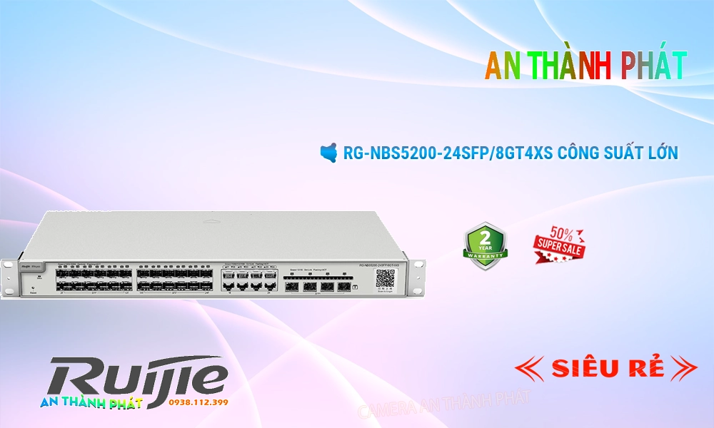 Hãng Ruijie  Bộ Quản Lý Mạng  RG-NBS5200-24SFP/8GT4XS