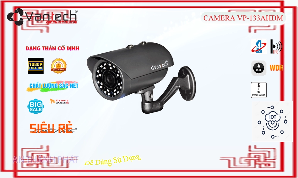VP-133AHDM Camera Giám Sát,VP-133AHDM Giá rẻ,VP-133AHDM Giá Thấp Nhất,Chất Lượng Công Nghệ HD VP-133AHDM,VP-133AHDM