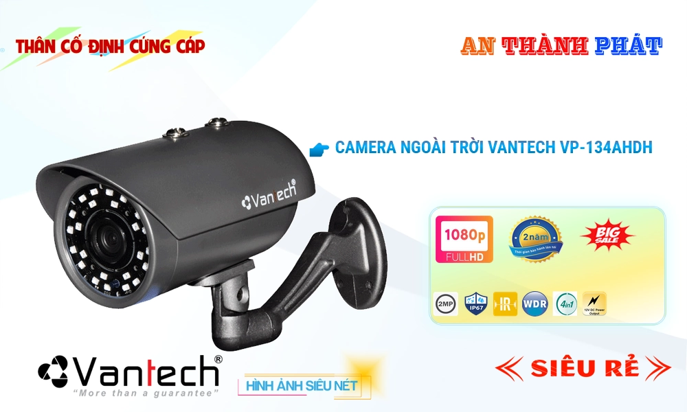 VP-134AHDH Camera Công Nghệ HD Với giá cạnh tranh VanTech VP-134AHDH Camera Công Nghệ HD Với giá cạnh tranh VanTech