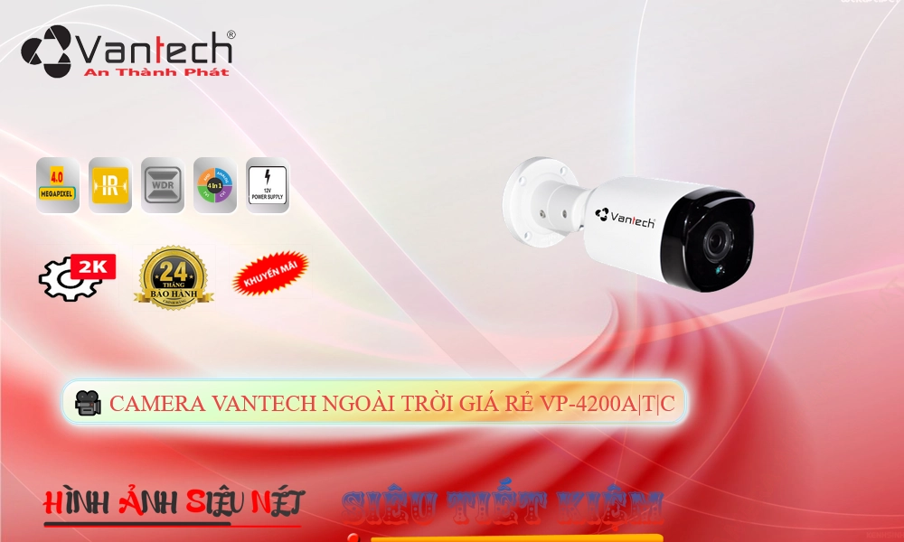 Camera An Ninh VanTech VP-4200A|T|C Giá tốt