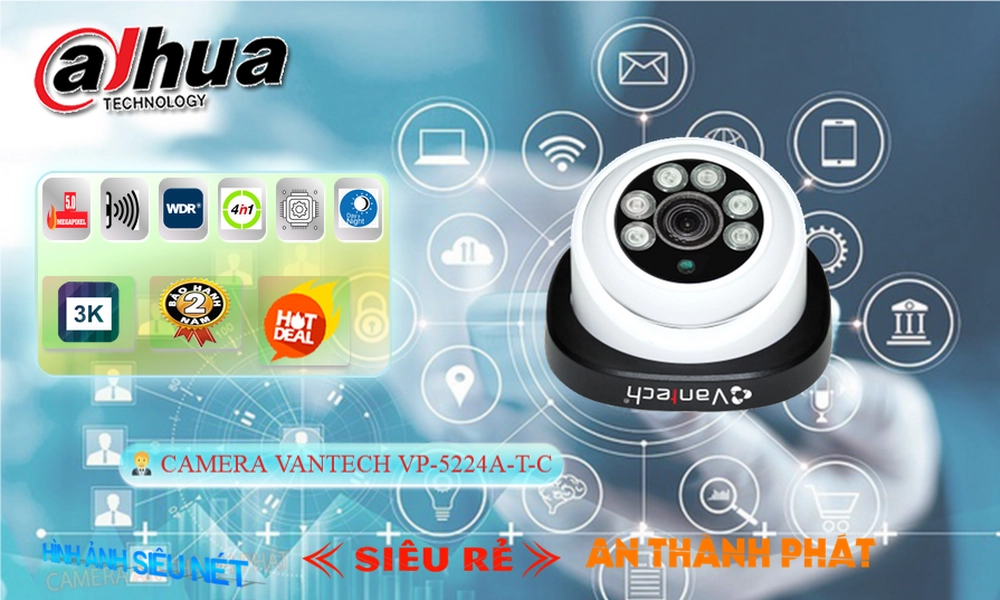 ✅ HD VP-5224A|T|C tiết kiệm VanTech ✅ HD VP-5224A|T|C tiết kiệm VanTech