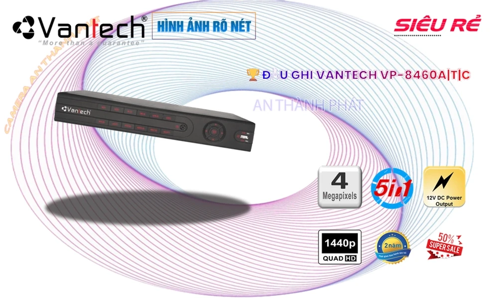 VP-8460A|T|C Đầu Thu VanTech VP-8460A|T|C Đầu Thu VanTech