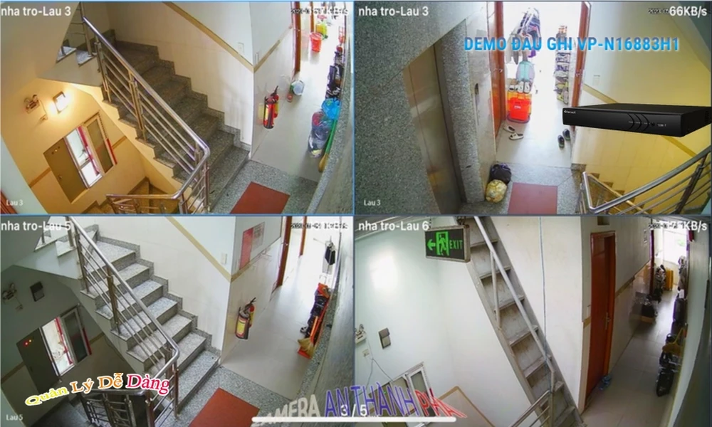 Đầu Ghi Camera VanTech VP-N16883H1 Tiết Kiệm