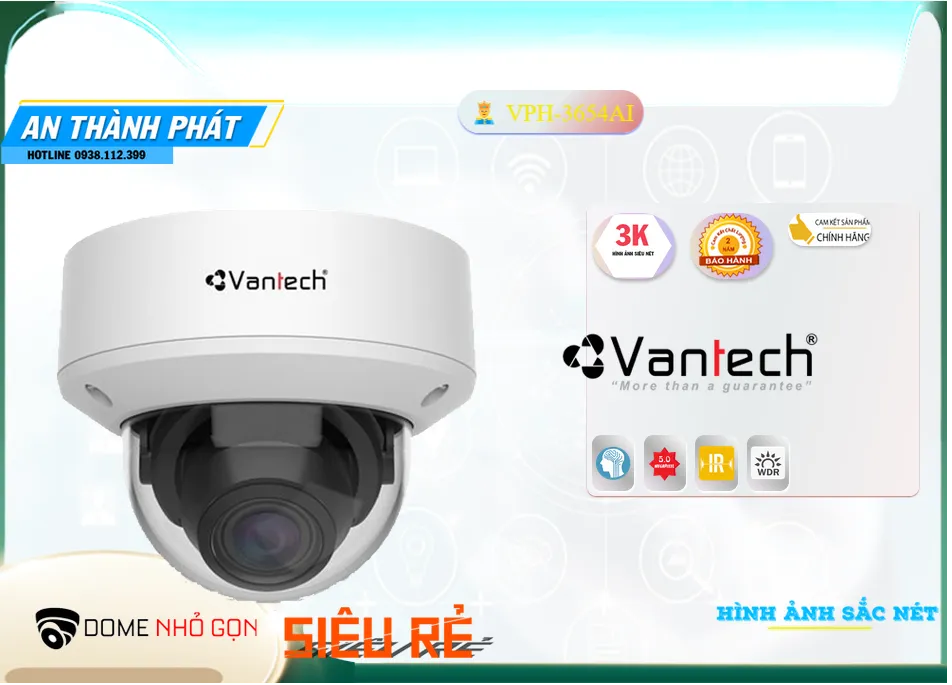 Camera VanTech VPH-3654AI,VPH-3654AI Giá Khuyến Mãi,VPH-3654AI Giá rẻ,VPH-3654AI Công Nghệ Mới,Địa Chỉ Bán