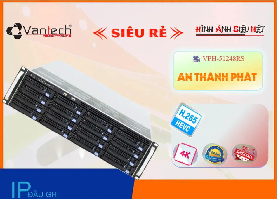Đầu Ghi Hình VanTech VPH-51248RS,VPH-51248RS Giá rẻ,VPH-51248RS Giá Thấp Nhất,Chất Lượng VPH-51248RS,VPH-51248RS Công