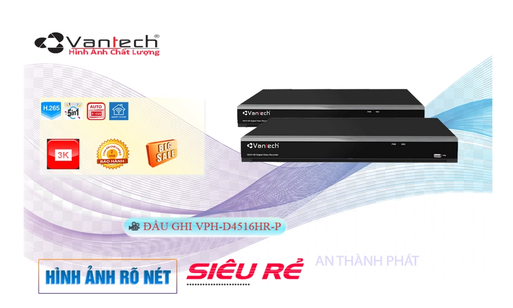 Đầu Thu KTS VanTech VPH-D4516HR-P Công Nghệ Mới