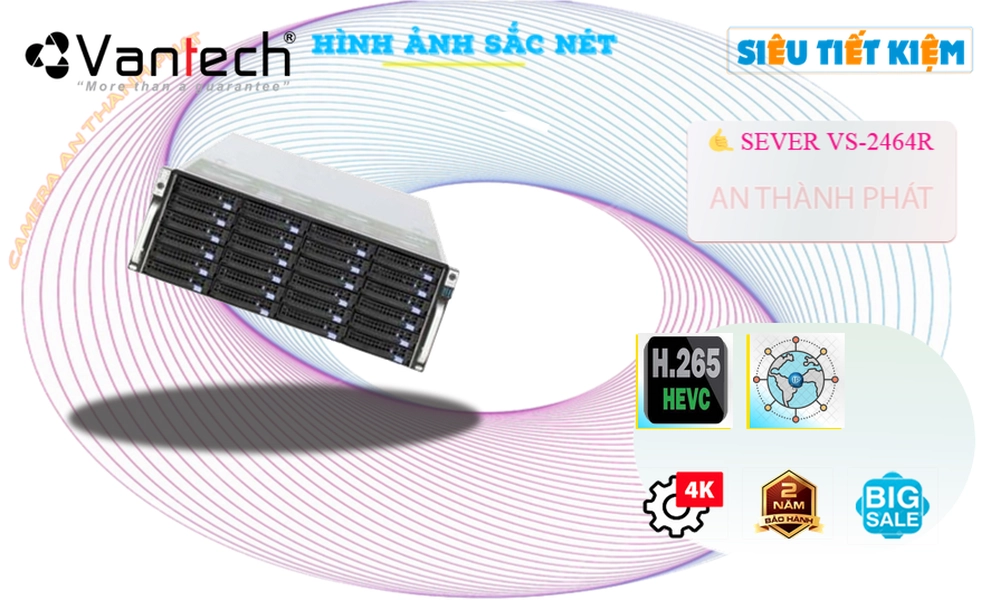Đầu ghi VanTech VS-2464R Mẫu Đẹp Đầu ghi VanTech VS-2464R Mẫu Đẹp