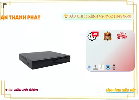 Đầu Ghi Visioncop VS-NVR5216PS4K-S1,thông số VS-NVR5216PS4K-S1, HD IP VS-NVR5216PS4K-S1 Giá rẻ,VS NVR5216PS4K S1,Chất