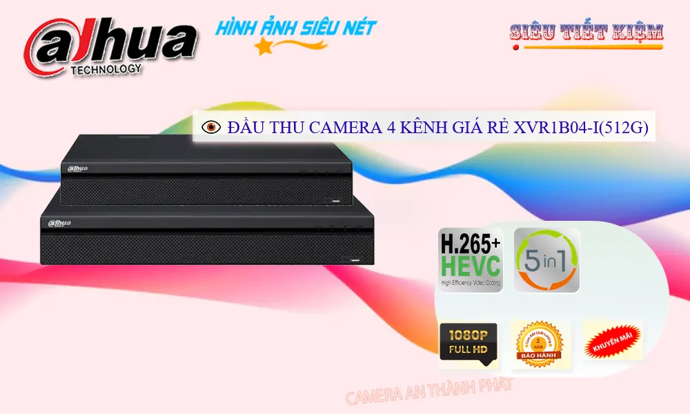 XVR1B04-I(512G) Đầu Ghi Hình Camera Ổ Cứng 512GB