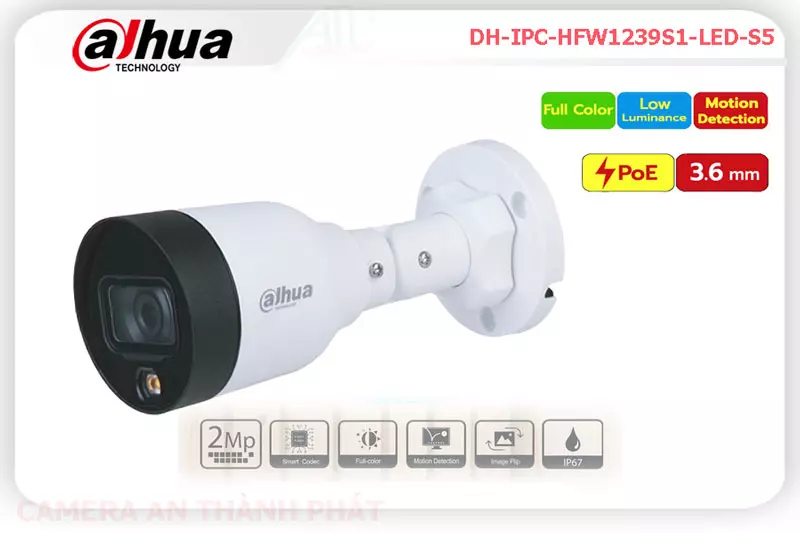 Camera Dahua DH-IPC-HFW1239S1-LED-S5,Giá DH-IPC-HFW1239S1-LED-S5,phân phối