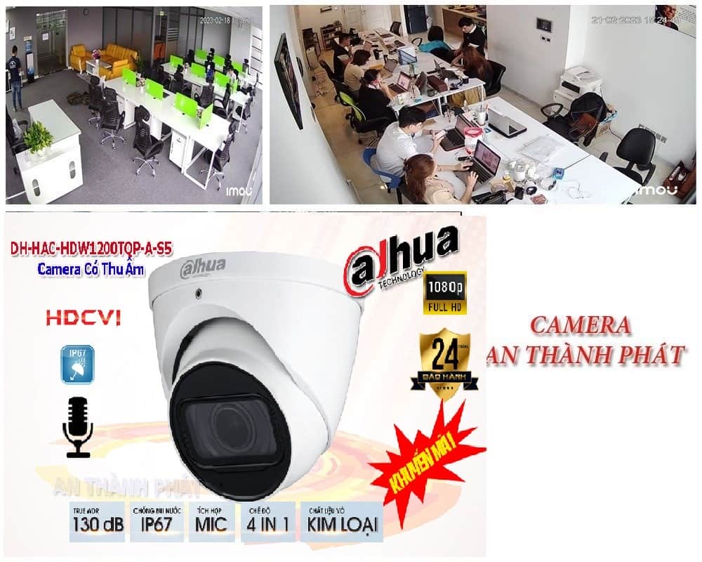 lắp camera quan sát công ty giá rẻ có thu âm
