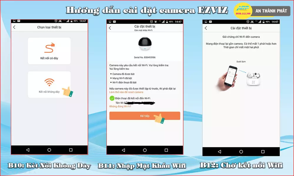 huong dan cai dat camea ezviz