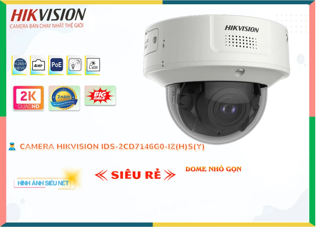 Camera Hikvision iDS-2CD7146G0-IZ(H)S(Y),thông số iDS-2CD7146G0-IZ(H)S(Y),iDS 2CD7146G0 IZ(H)S(Y),Chất Lượng