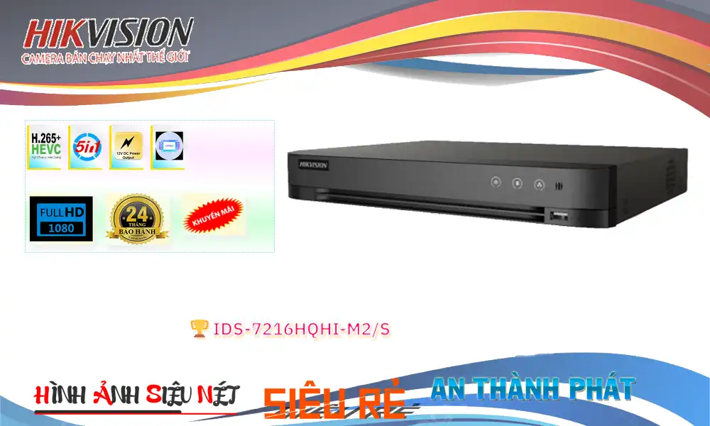 iDS-7216HQHI-M2/S sắc nét Hikvision iDS-7216HQHI-M2/S sắc nét Hikvision