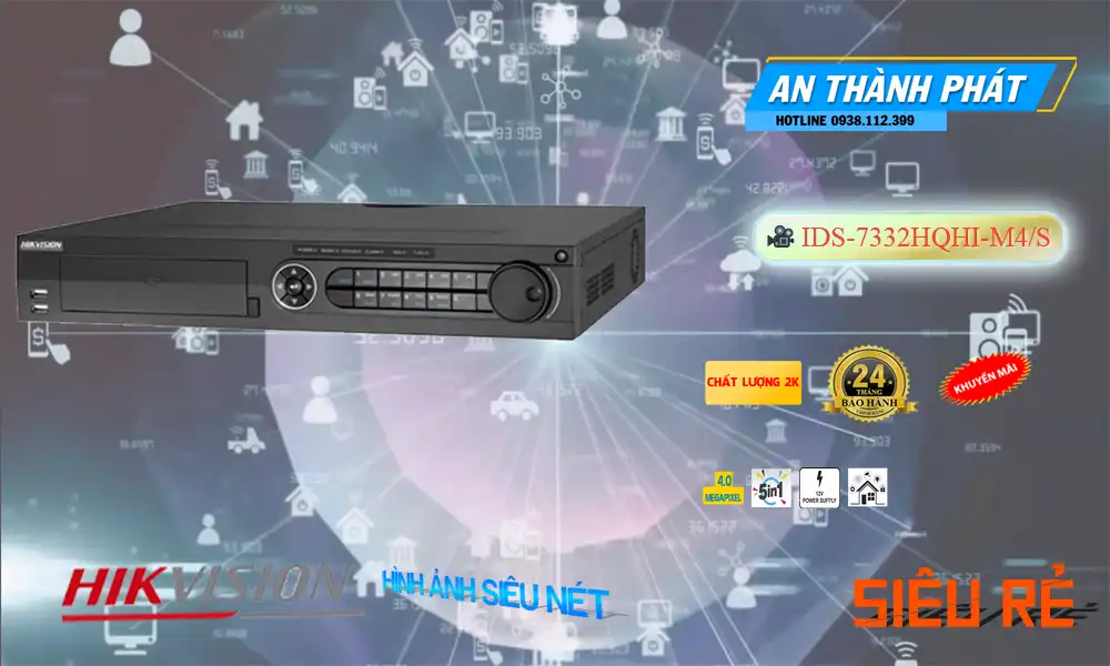 iDS-7332HQHI-M4/S sắc nét Hikvision ➠