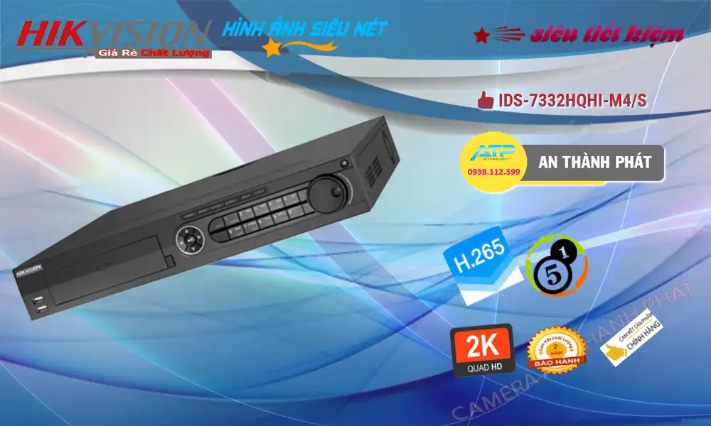 iDS-7332HQHI-M4/S sắc nét Hikvision ➠