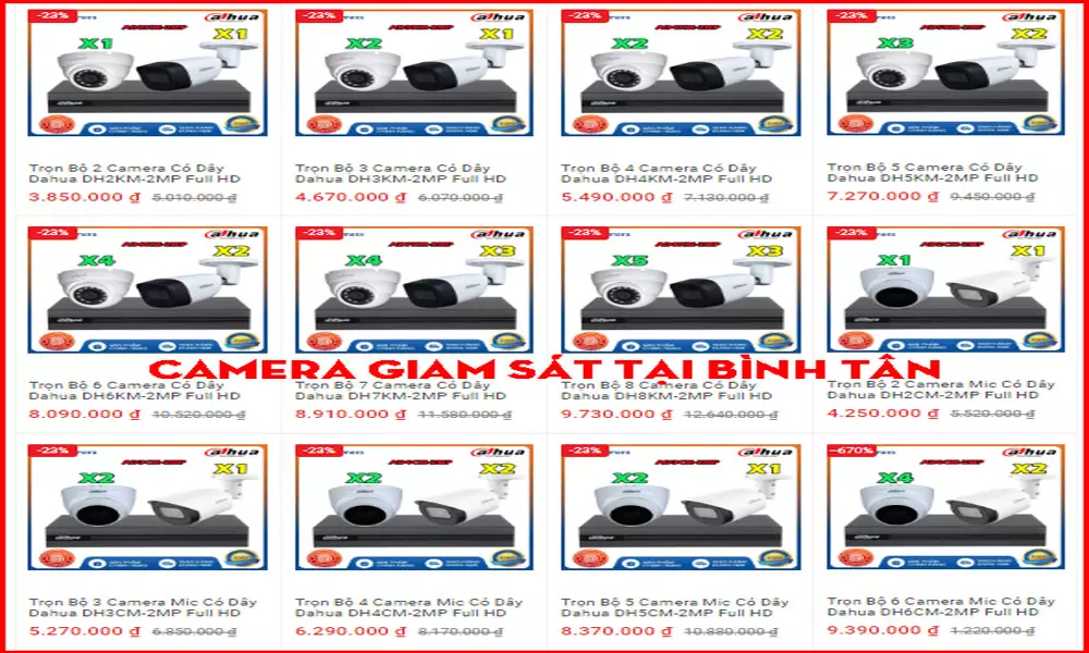 Lắp Đăt Camera Quan Sát Quận Bình Tân
