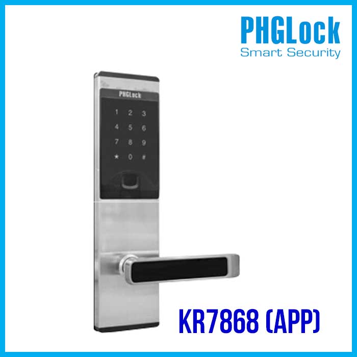 PHGLOCK KR7868(App), KHÓA CỬA THÔNG MINH PHGLOCK KR7868(App), KHÓA ĐIỆN TỬ PHGLOCK KR7868(App)