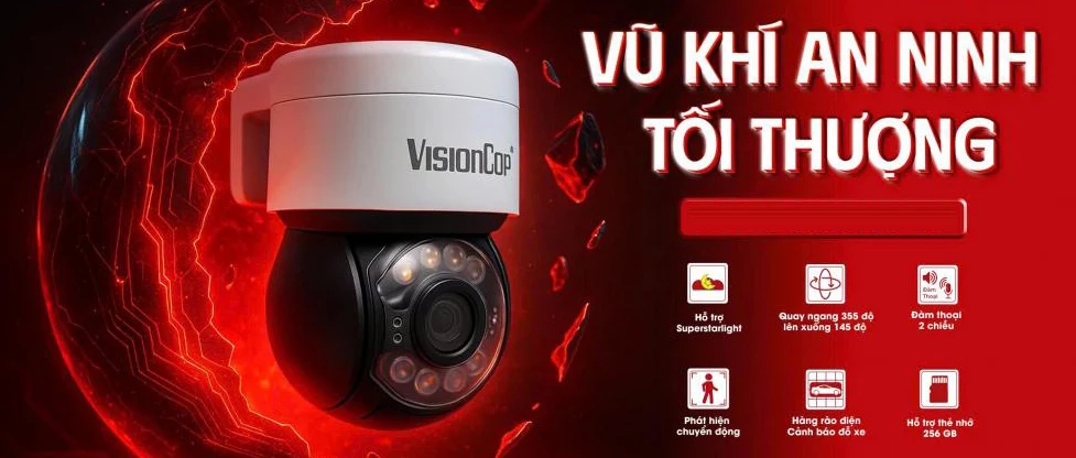 Camera quan sát Visioncop 360 Cao Cấp