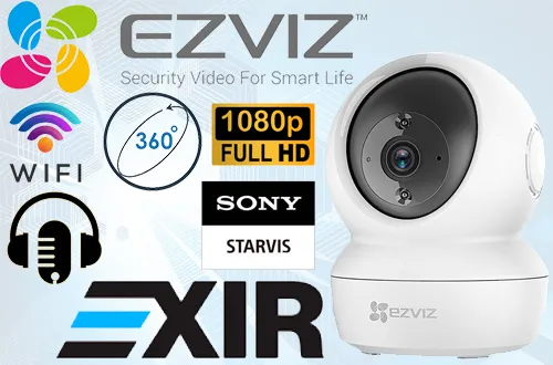 camera ip wifi ezviz CS-C6N-A0-1C2WFR với độ phân giải FULL HD 1080P, cảm biến Sony STARVIS CMOS, nhìn ban đêm bằng hồng ngoại 20m,quay xoay 360, đàm thoại 2 chiều, Chống Ngược Sáng DWDR, Hồng Ngoại EXIR