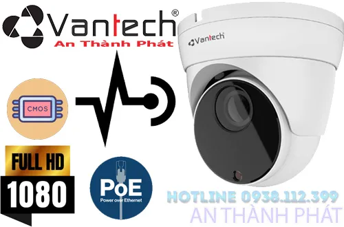 camera giám sát vantech VPH-304IP với độ phân giải 	FULL HD 1080P, công nghệ camera ip poe, với tầm hồng ngoại ban đêm 40m, Cân Bằng Ánh Sáng BLC, chống bụi và nước IP67
